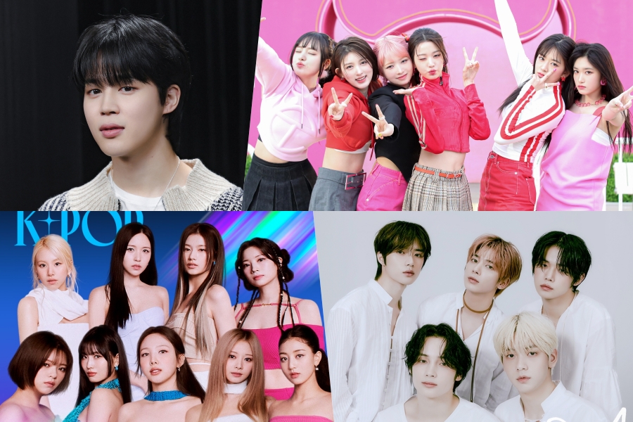 BTS 的 Jimin、IVE、TWICE、TXT、Stray Kids、NCT 127 和 xikers 在 Billboard 的世界专辑排行榜上横扫榜首
