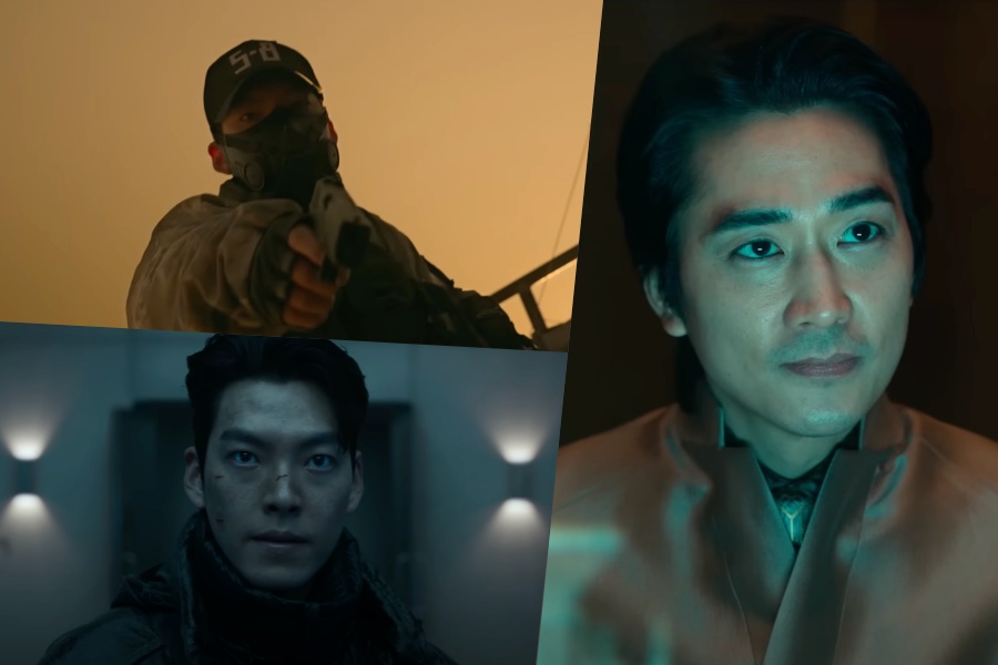 观看：金宇彬的目标是在动感十足的“黑骑士”预告片中结束宋承宪的腐败世界