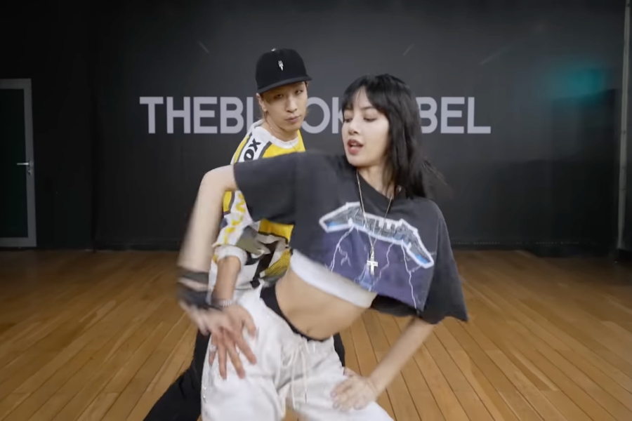 观看：BIGBANG 的太阳和 BLACKPINK 的 Lisa 为“Shoong！”制作丝般柔滑的舞蹈练习视频