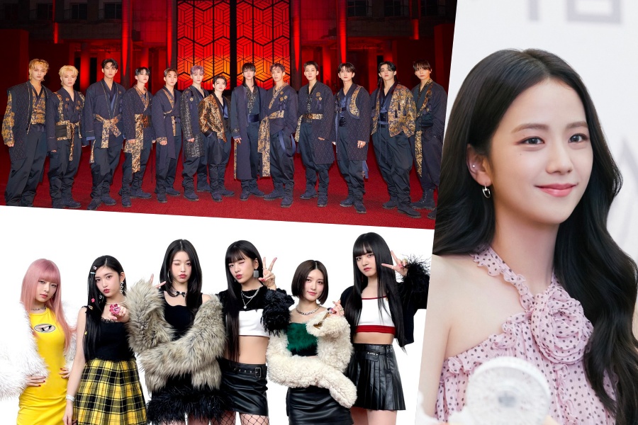SEVENTEEN、IVE、BLACKPINK 的 Jisoo 等 Top Circle 月度和周度排行榜