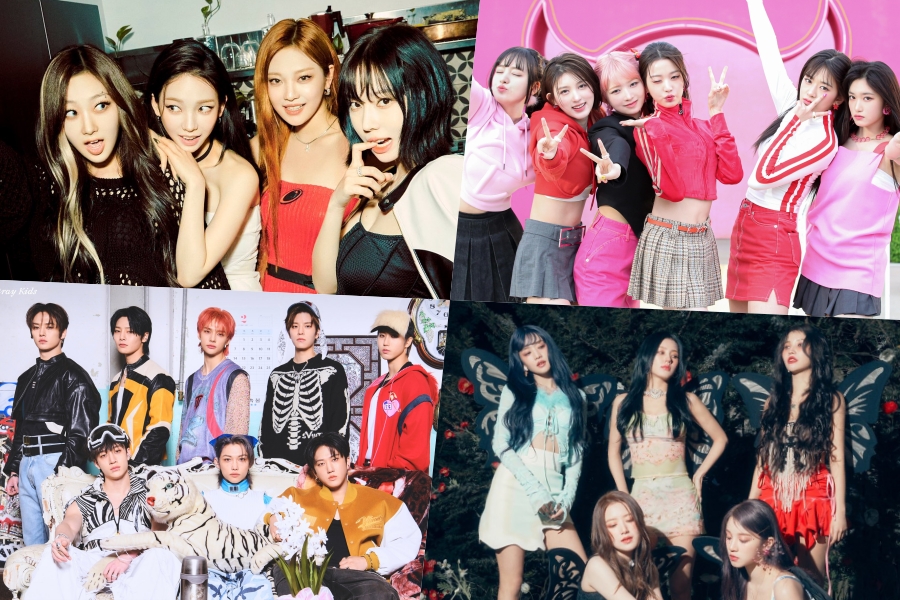 aespa、IVE、Stray Kids、(G)I-DLE、FIFTY FIFTY 等 Top Circle 月度和周度排行榜