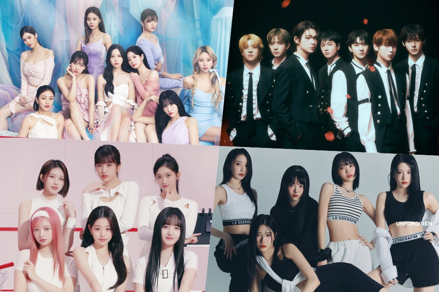 TWICE、ENHYPEN、IVE 和 LE SSERAFIM 在日本获得 RIAJ 金专辑认证