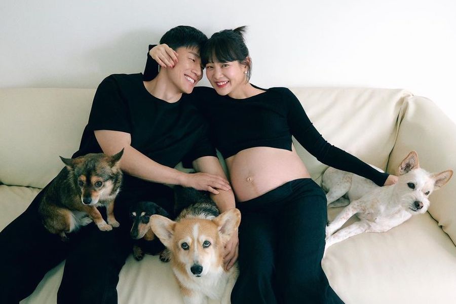 尹承雅和金武烈迎来了他们的第一个孩子
