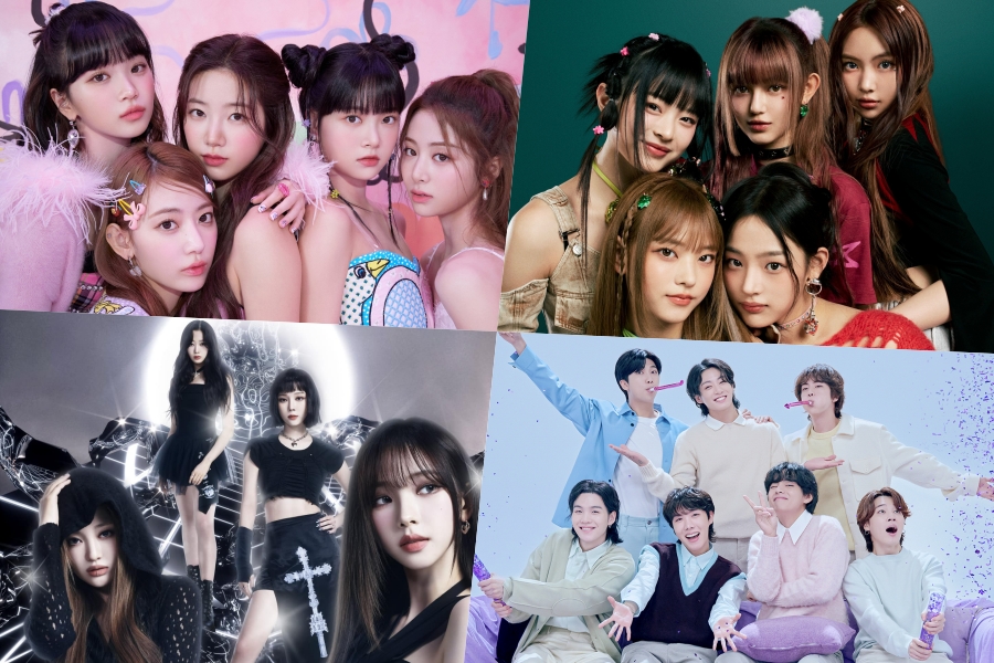 LE SSERAFIM 和 NewJeans 在日本获得第一个流媒体白金认证； aespa 与 BTS Go Gold