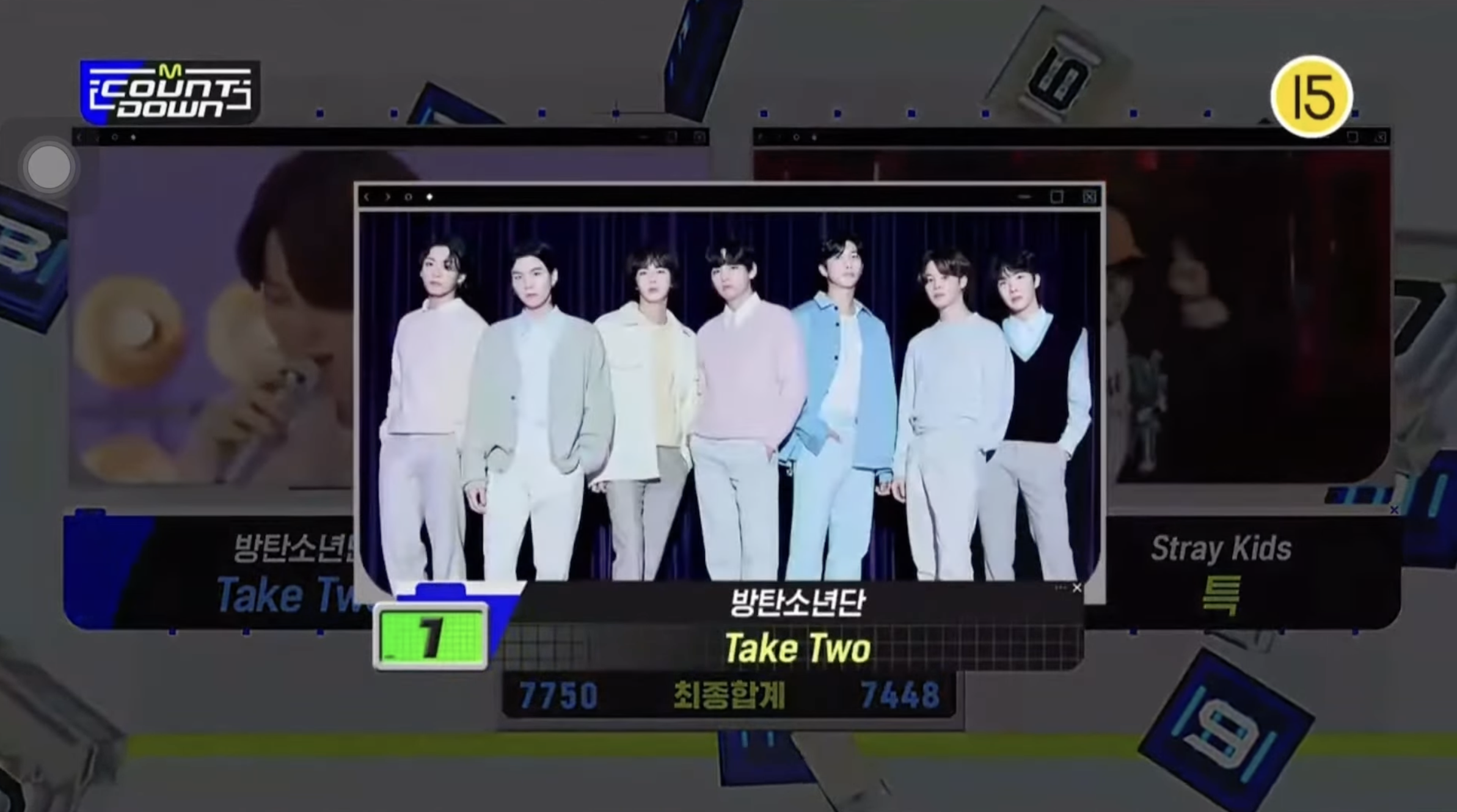 观看：BTS 在“M Countdown”中取得“Take Two”第二场胜利； SHINee、ATEEZ 等人的表演