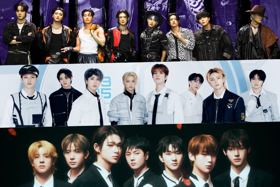 ATEEZ、Stray Kids、ENHYPEN、SEVENTEEN、LE SSERAFIM、TWICE、TXT 等横扫 Billboard 世界专辑榜榜首