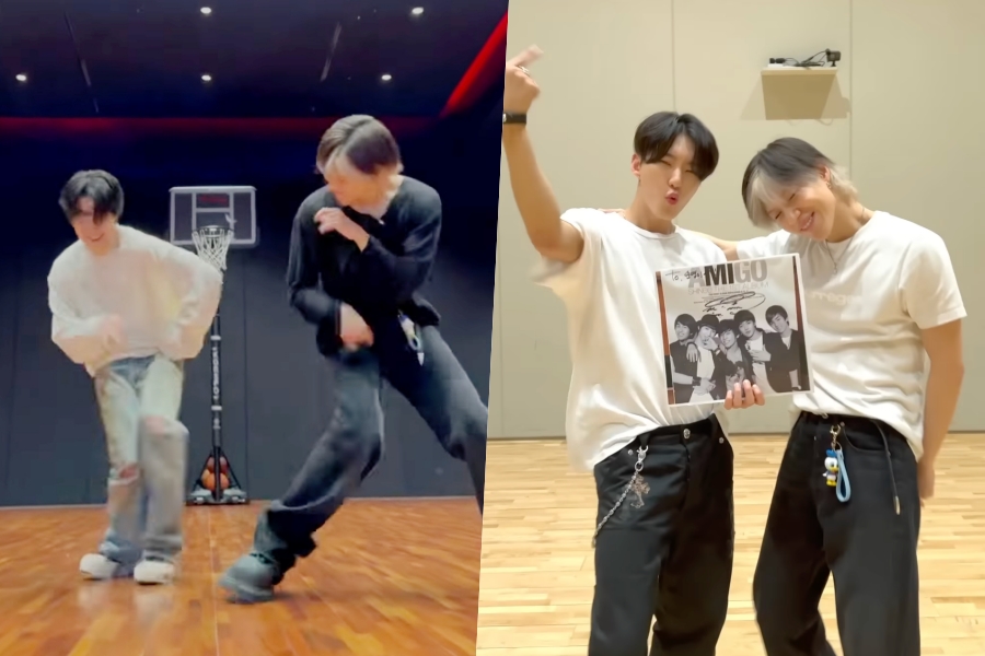 观看：BTS 的 Jimin 和 SHINee 的 Taemin 通过 #HARDChallenge 炫耀友谊 + SEVENTEEN 的 Hoshi 成为成功粉丝 