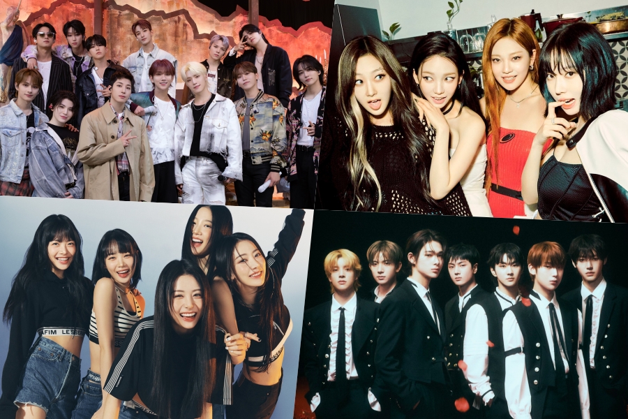 SEVENTEEN、aespa、LE SSERAFIM 和 ENHYPEN 获得 Circle Million 认证； Stray Kids、(G)I-DLE、TWICE 等获得白金奖