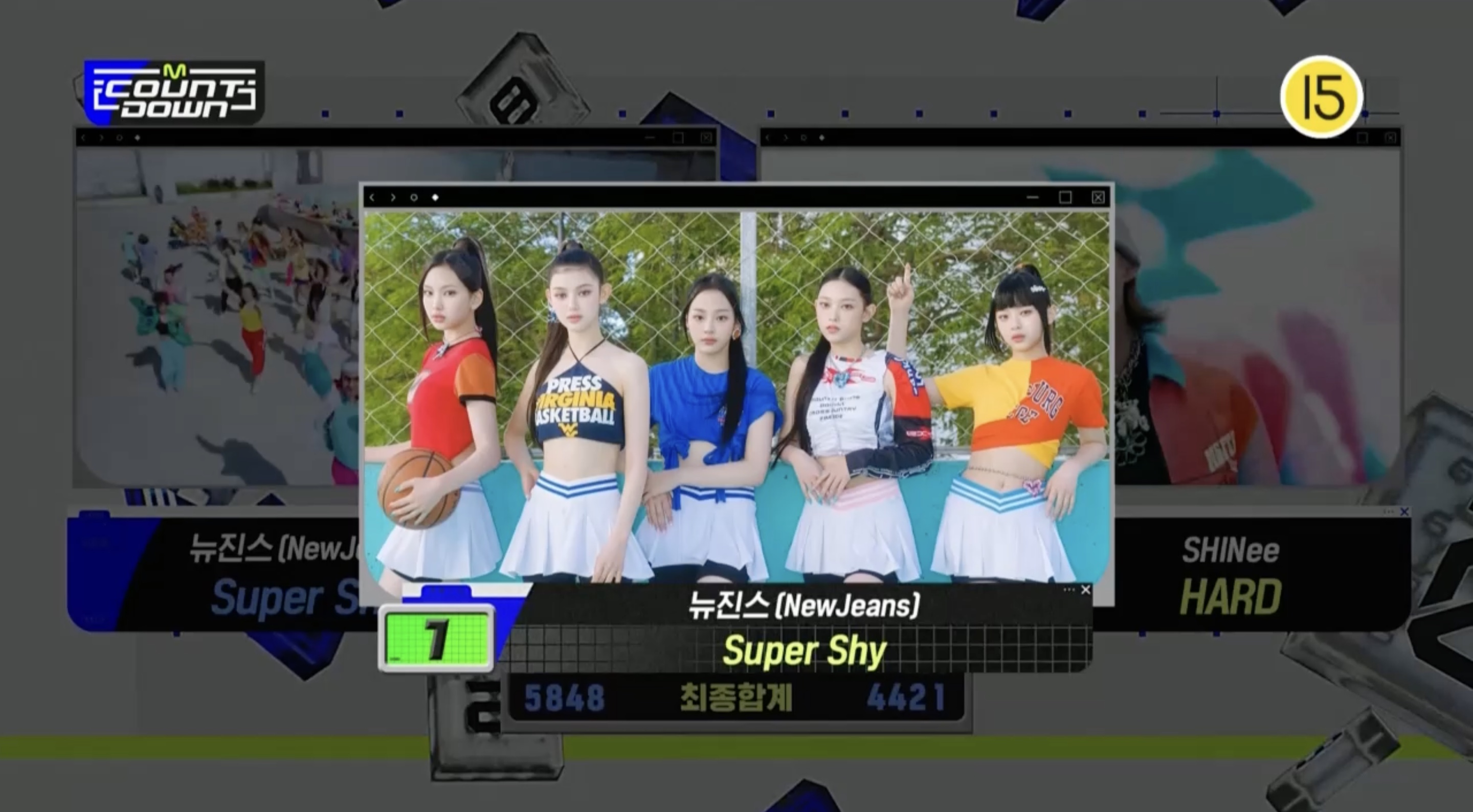 观看：NewJeans 在“M Countdown”中取得“Super Shy”第一场胜利； EXO、ZEROBASEONE 等人的表演
