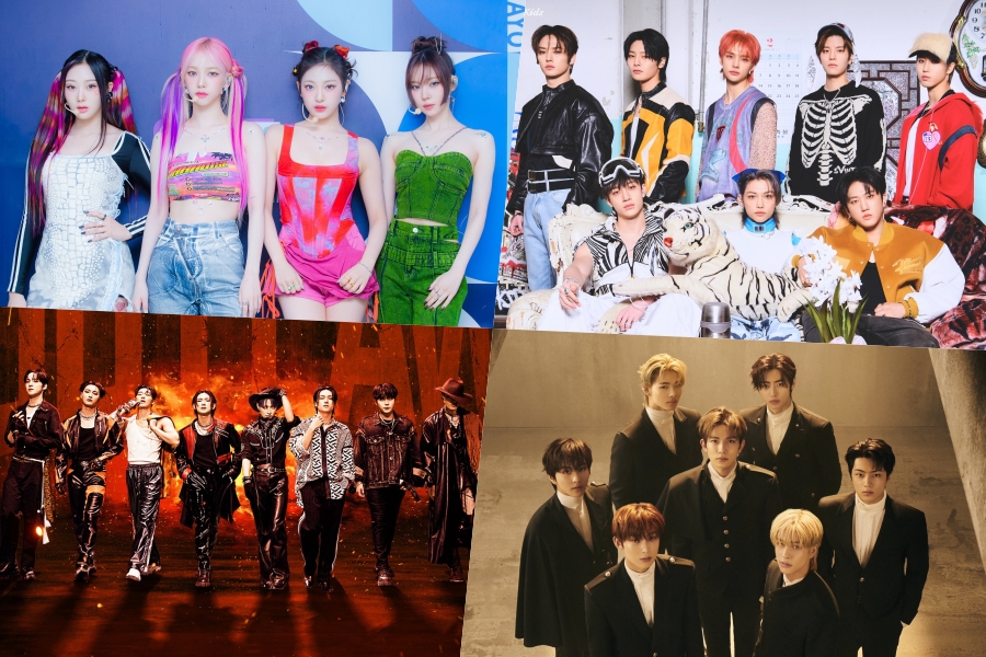 aespa、Stray Kids、ATEEZ、ENHYPEN、LE SSERAFIM、TWICE 等包揽 Billboard 世界专辑榜榜首
