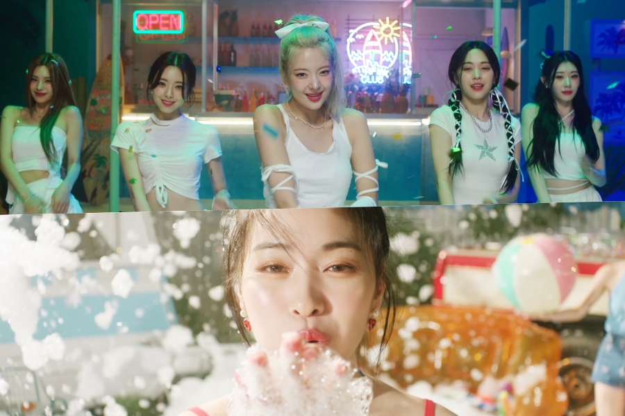 观看：ITZY 放弃预发行曲目“None Of My Business”的 Summery MV