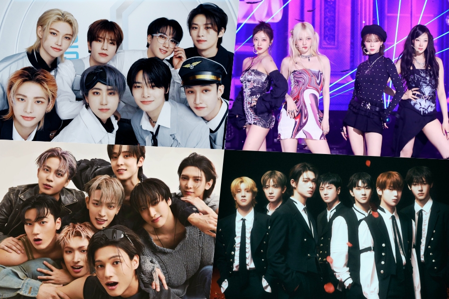Stray Kids、aespa、ATEEZ、ENHYPEN、TWICE、LE SSERAFIM、TXT 等占据 Billboard 世界专辑榜榜首