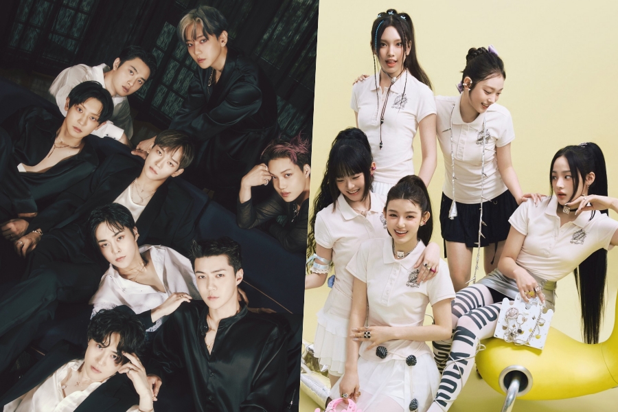 EXO 登顶 Circle 专辑周榜 + NewJeans 斩获三冠