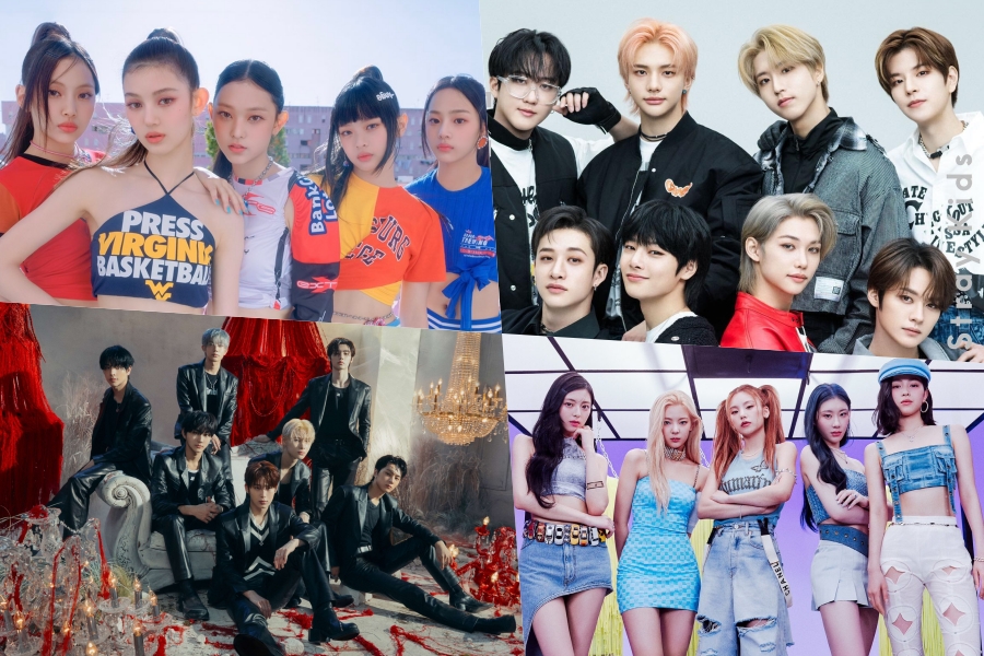 NewJeans、Stray Kids、ENHYPEN、ITZY、LE SSERAFIM、TXT、BTS 的 Jimin 等横扫 Billboard 世界专辑榜榜首