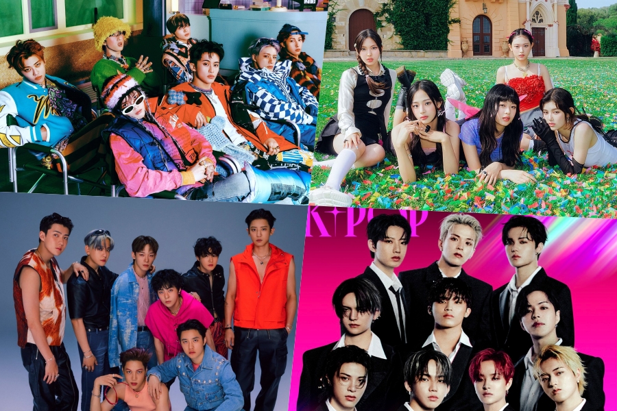 NCT DREAM、NewJeans、EXO、TREASURE、ZEROBASEONE、(G)I-DLE获得Circle Triple Million和Million认证