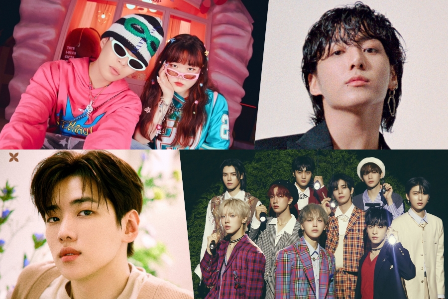 AKMU、BTS Jungkook、CRAVITY、DKZ Jaechan 以及 FIFTY FIFTY Top Circle 周榜