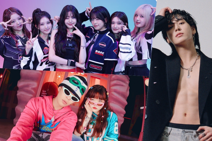 IVE、BTS 的 Jungkook、AKMU 等顶级 Circle 周榜