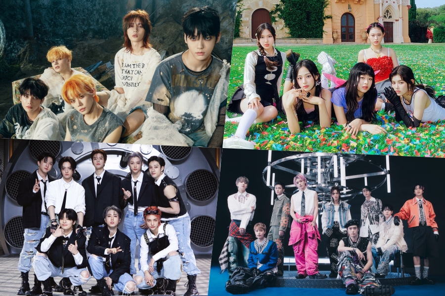 TXT、NewJeans、Stray Kids、NCT 127、BTS、SEVENTEEN 等占据 Billboard 世界专辑榜榜首