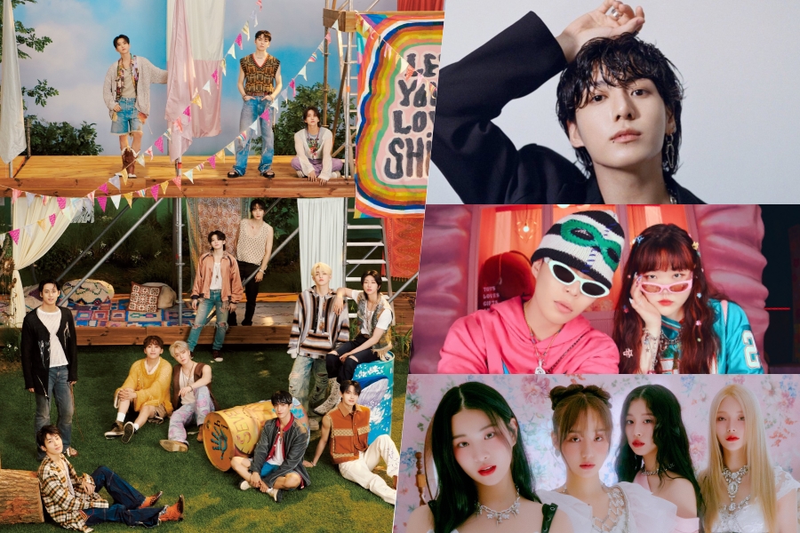 SEVENTEEN 在 Circle 周榜上获得三冠王； BTS 的 Jungkook、AKMU 和 FIFTY FIFTY 位居第一