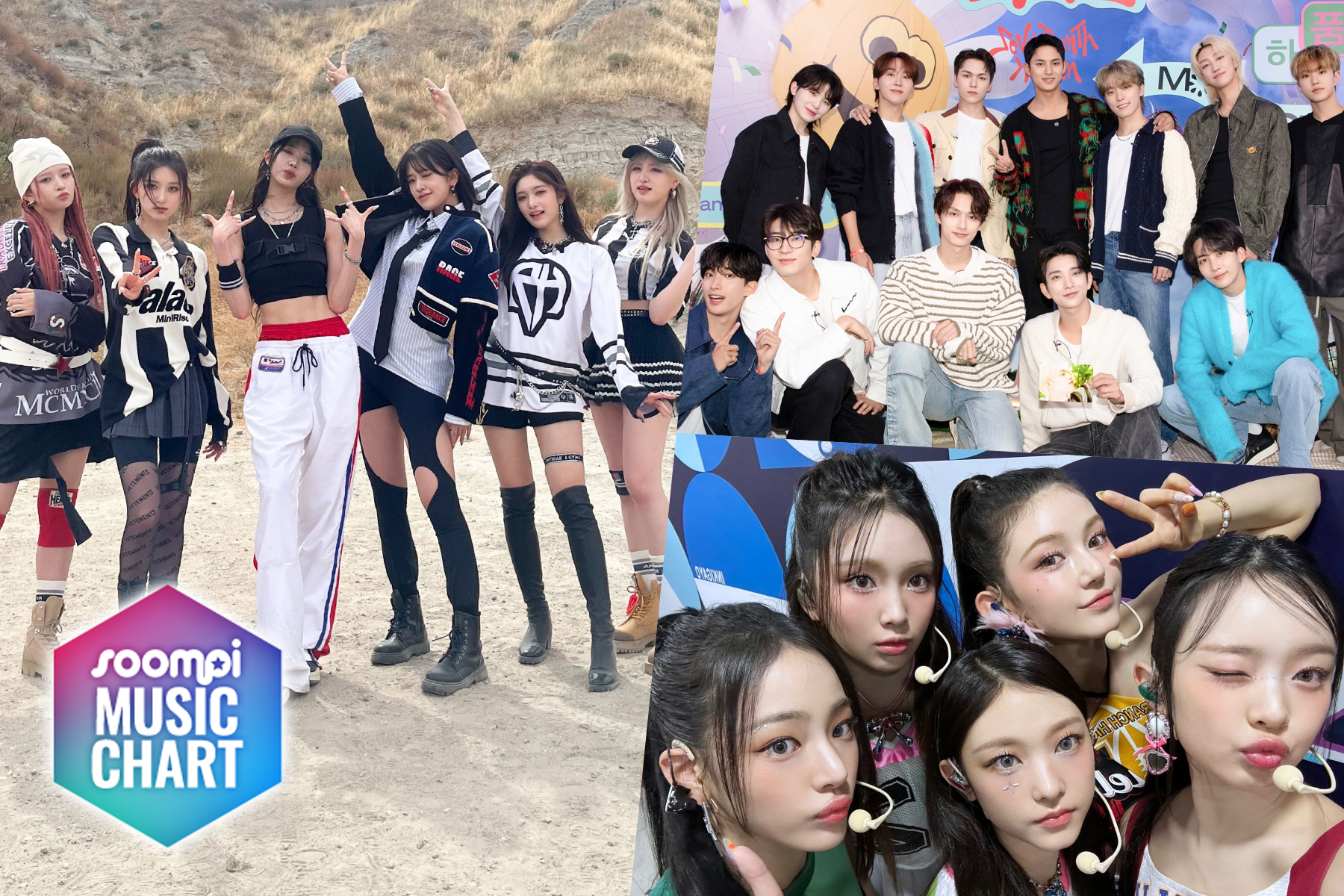 Soompi 2023 年韩国流行音乐排行榜，11 月第 1 周