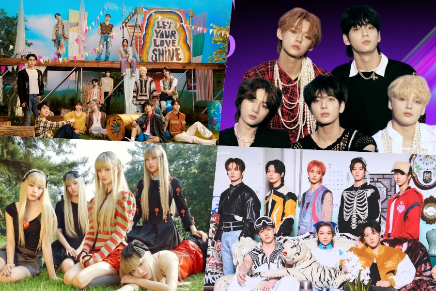 SEVENTEEN、TXT、NewJeans、Stray Kids、BTS、NCT 127 等包揽 Billboard 世界专辑榜榜首