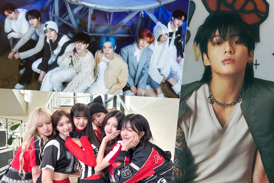 Stray Kids、IVE 和 BTS 的 Jungkook Top Circle 周榜