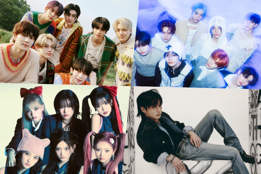 ENHYPEN 和 Stray Kids 登上 Circle 周榜榜首； IVE 和 BTS 柾国双冠