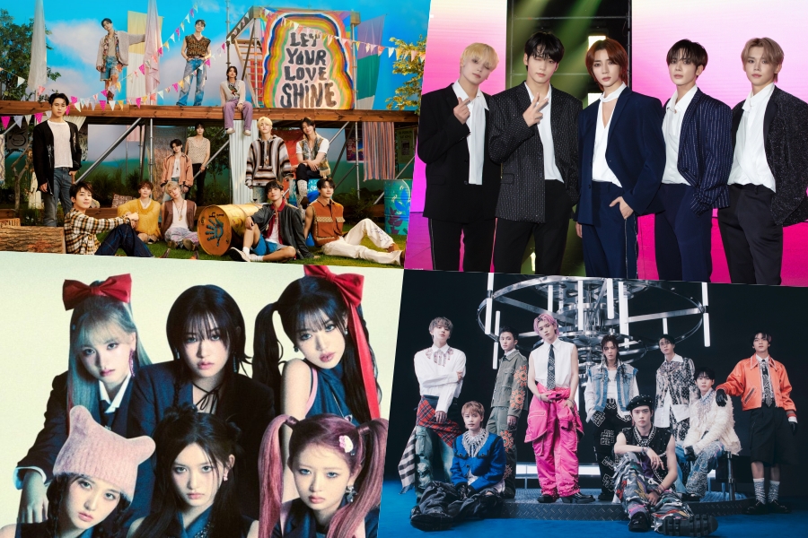 SEVENTEEN、TXT、IVE 和 NCT 127 获得 Circle Million 认证； BLACKPINK的Rosé和LE SSERAFIM晋级白金