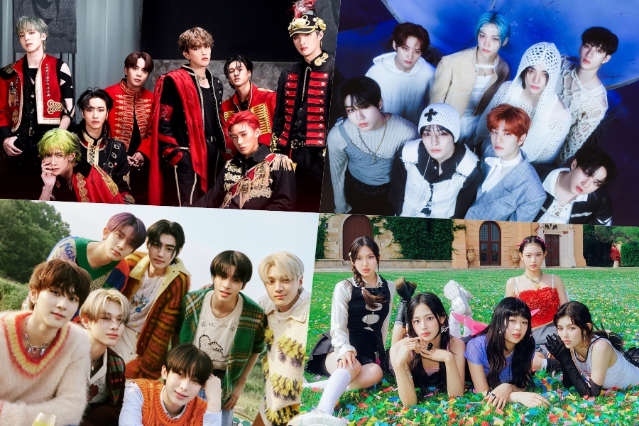 ATEEZ、Stray Kids、ENHYPEN、NewJeans、TXT、SEVENTEEN、BTS、aespa 等横扫 Billboard 世界专辑榜榜首