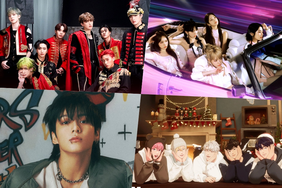 ATEEZ、LE SSERAFIM、BTS 的 Jungkook 和 PLAVE Top Circle 周榜
