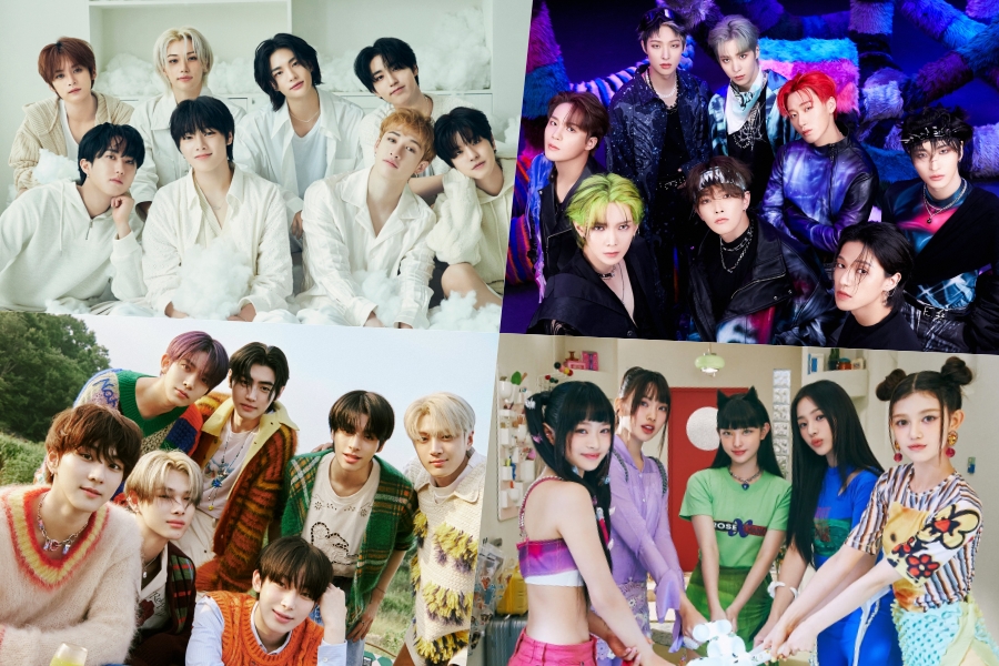 Stray Kids、ATEEZ、ENHYPEN、NewJeans、TXT、BTS、SEVENTEEN、NCT 127 等包揽 Billboard 世界专辑榜榜首