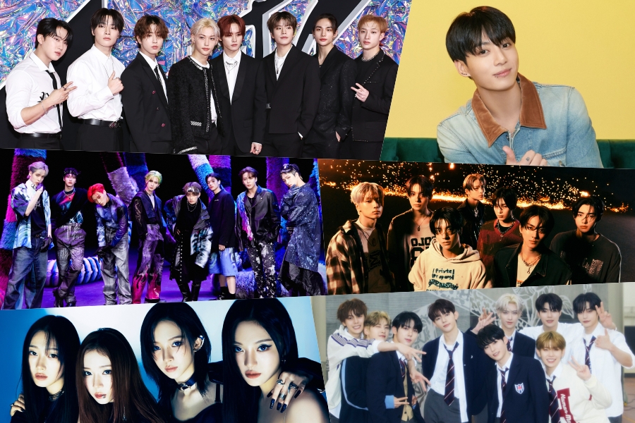 Stray Kids、Jungkook、ATEEZ、ENHYPEN、aespa 和 ZEROBASEONE 获得 Circle Million 认证； Red Velvet And More Go Platinum