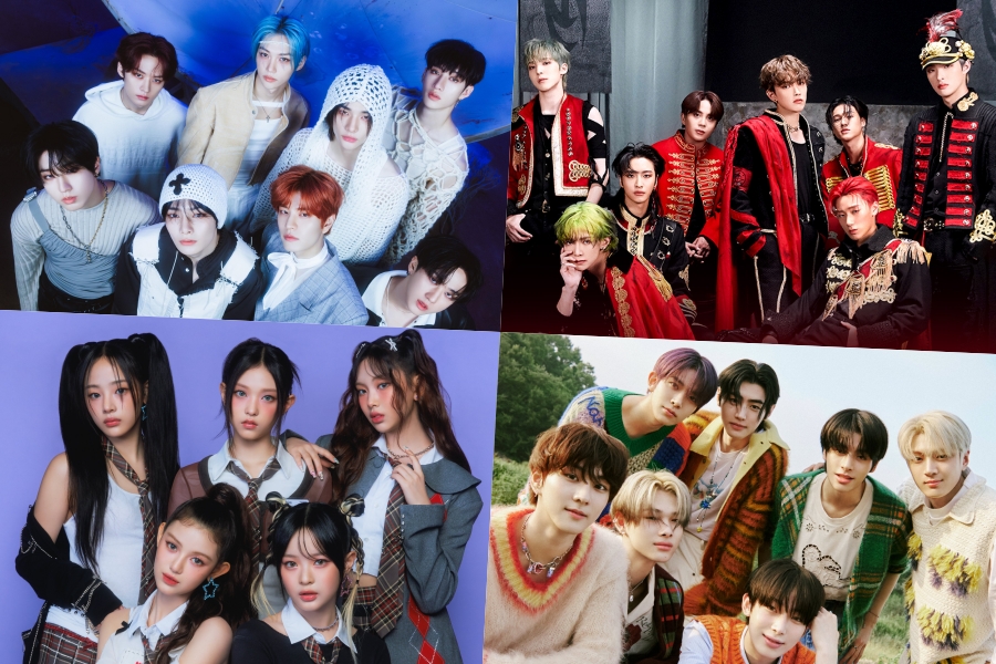Stray Kids、ATEEZ、NewJeans、ENHYPEN、TXT、BTS、SEVENTEEN 等包揽 Billboard 世界专辑榜榜首