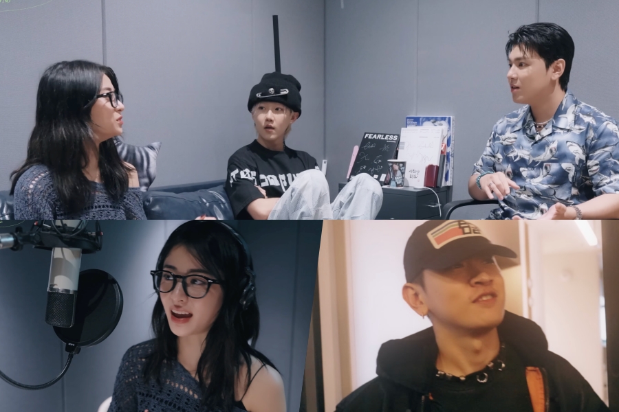 观看：GroovyRoom 在引人入胜的新曲目中提出“是或否”的问题。 LE SSERAFIM 的 Huh Yunjin 和 Crush