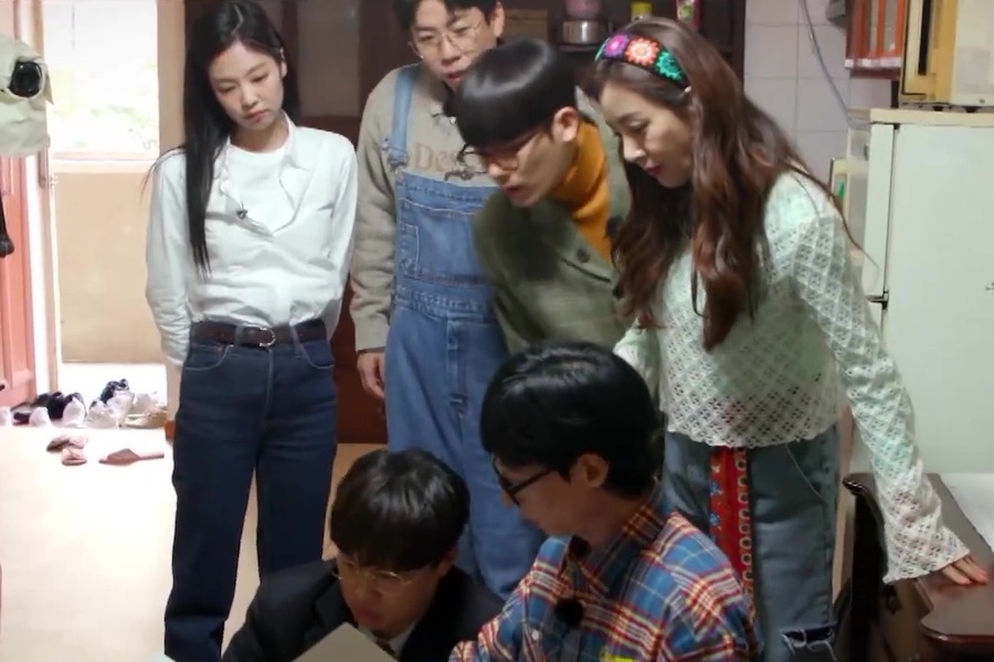 观看：刘在石、Jennie、李正河、车太贤、吴娜拉和梁世灿在《404 公寓》预告片中寻找线索