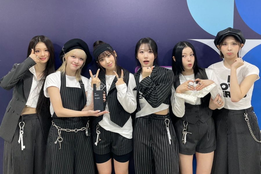 观看：NMIXX 在《人气歌谣》中凭借《DASH》第四次获胜； ITZY、TWS 等的表演