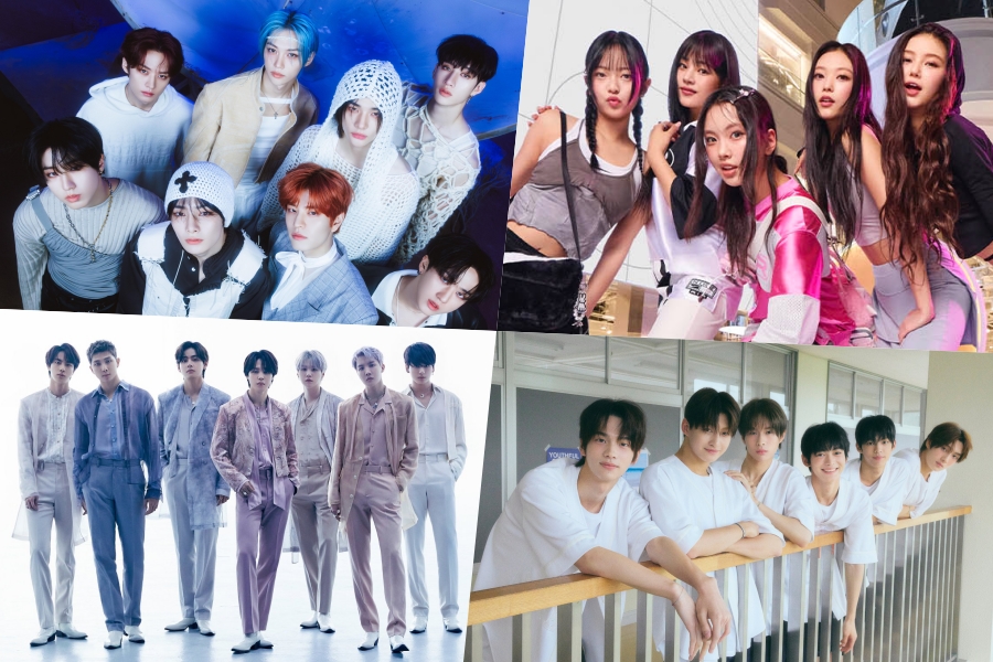 Stray Kids、NewJeans、BTS、TWS、ENHYPEN、ATEEZ、NMIXX 等包揽 Billboard 世界专辑榜榜首