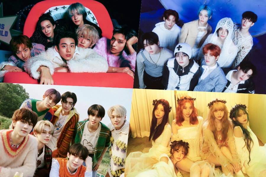 P1Harmony、Stray Kids、ENHYPEN、LE SSERAFIM、NewJeans、ITZY 等包揽 Billboard 世界专辑榜榜首