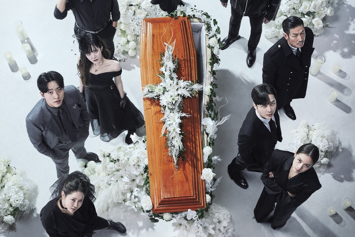 李宥菲、李正信、申恩庆等人在《七人逃亡：复活》海报中投来不寒而栗的目光