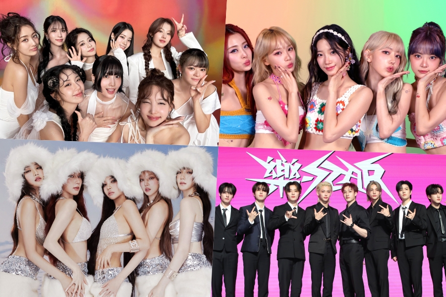 TWICE、LE SSERAFIM、(G)I-DLE、Stray Kids、NewJeans、ENHYPEN、BTS 等横扫 Billboard 世界专辑榜榜首