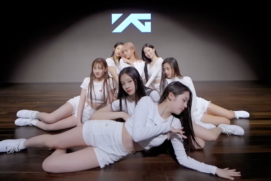 观看：BABYMONSTER 从“Last Evaluation”中删除 BLACKPINK 的“Don't Know What To Do”的完整团体封面
