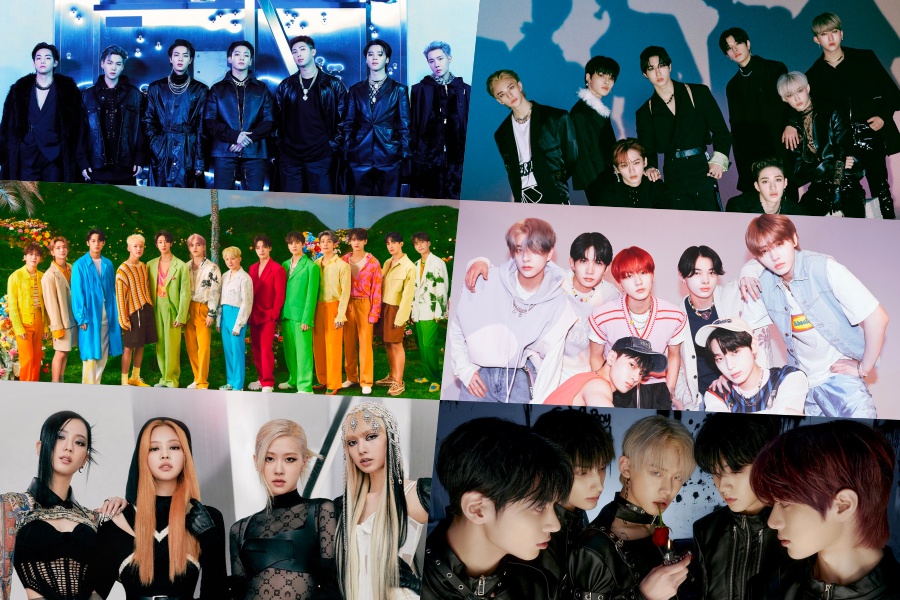 防弹少年团、Stray Kids、SEVENTEEN、ENHYPEN、BLACKPINK 和 TXT 在 IFPI 2022 年全球专辑销量榜前 10 名中占据了 8 席