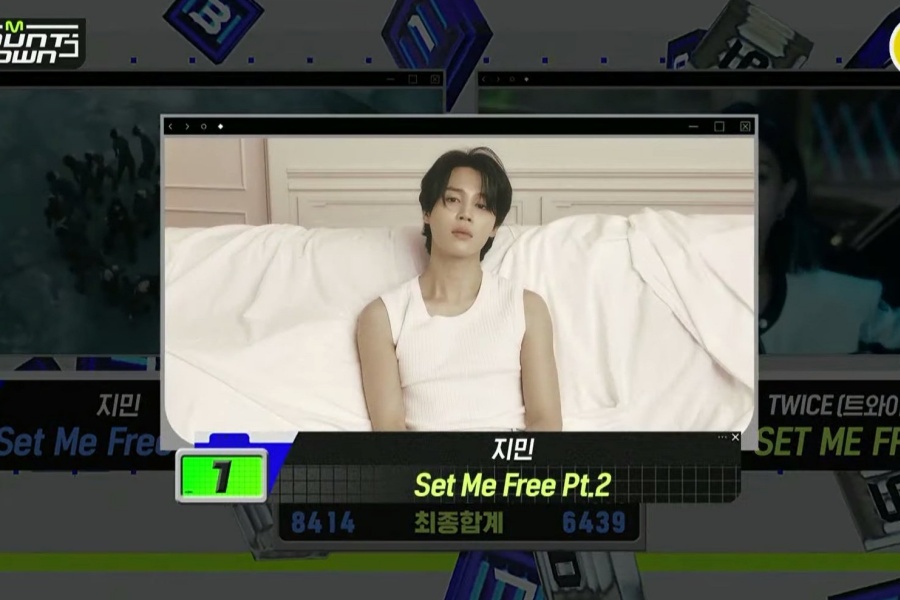 观看：BTS 的 Jimin 拍摄“让我自由 Pt。 2” 在“M 倒计时”中获得第一名； EXO 的 Kai、iKON 的 Bobby、NMIXX 等的表演