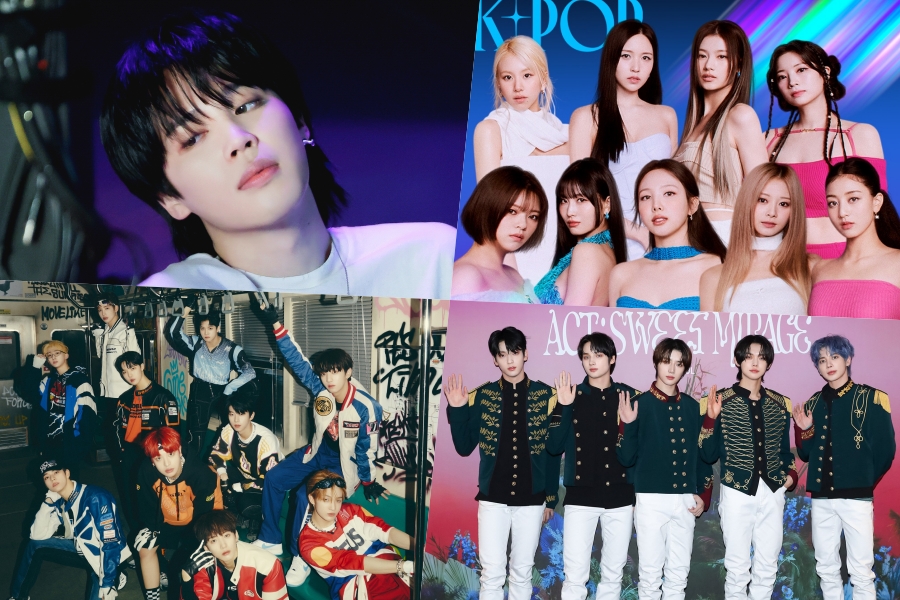 BTS 的 Jimin、TWICE、xikers、TXT、Stray Kids、NCT 127、NMIXX 和 NewJeans 在 Billboard 的世界专辑排行榜上名列前茅