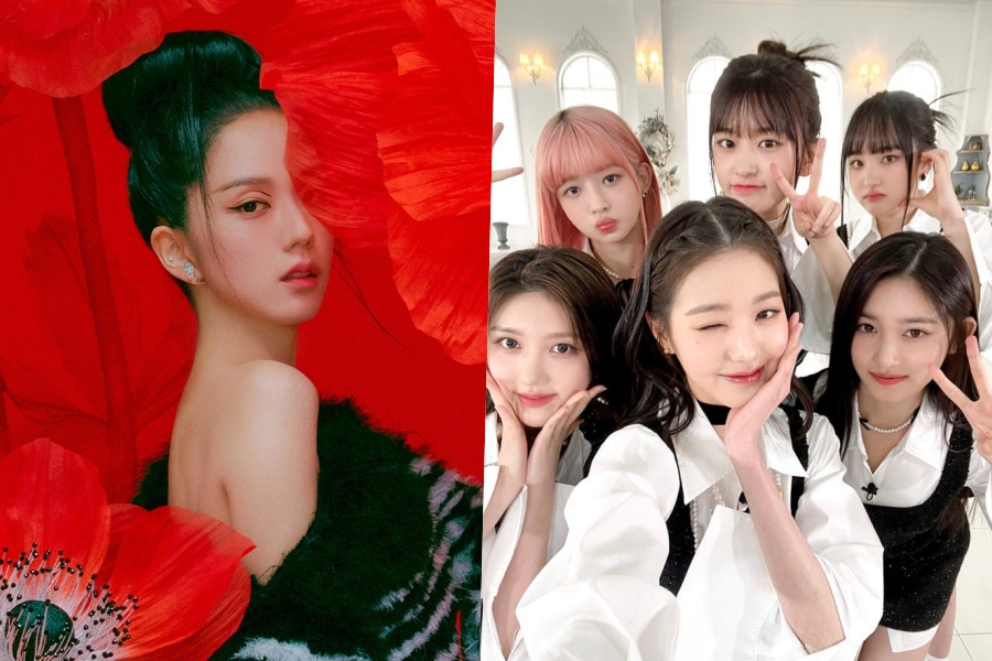 BLACKPINK 的 Jisoo 和 IVE 在 Circle 周榜上双冠王