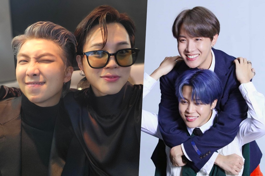 BTS 的 RM 和 J-Hope 在 Jimin 首次登上 Billboard Hot 100 历史性排名第一后表现出对 Jimin 的喜爱