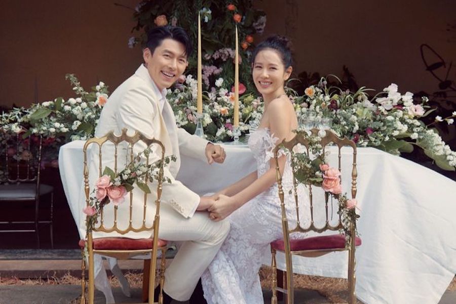 孙艺珍分享了与玄彬庆祝结婚一周年的美照