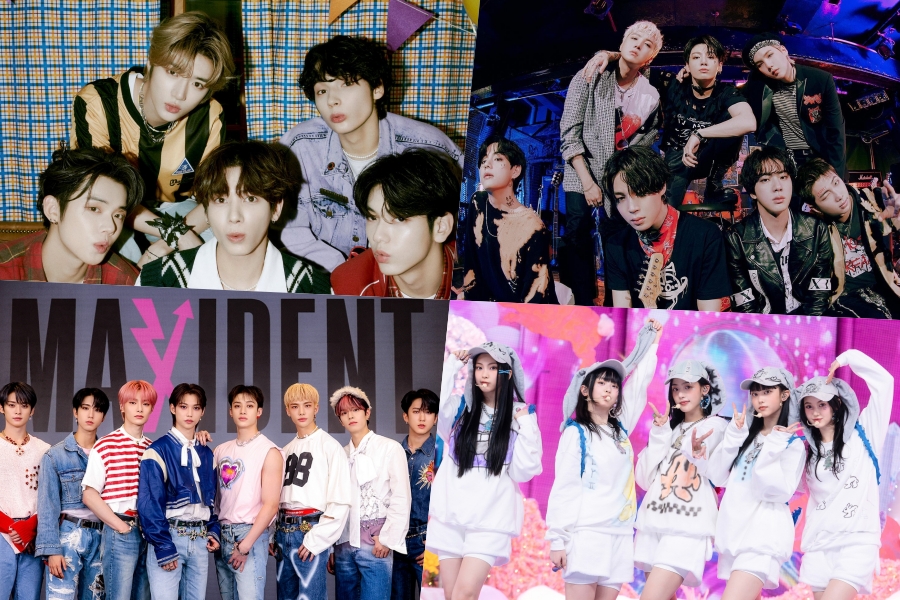 TXT、BTS、Stray Kids、NewJeans、NCT 127、TWICE 和 ENHYPEN 在 Billboard 的世界专辑排行榜上名列前茅