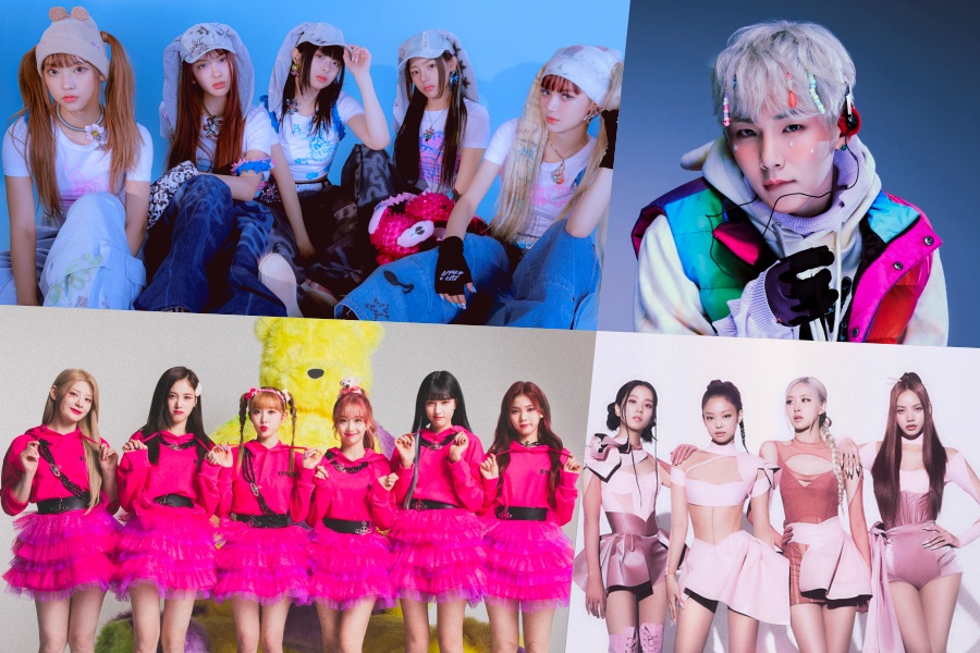 NewJeans 夺得三冠王 + SHINee 的 Key、STAYC 和 BLACKPINK 登上 Circle 周榜榜首
