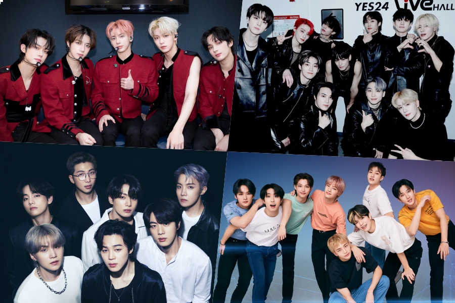TXT、防弹少年团、Stray Kids、THE BOYZ、ATEEZ、NewJeans、TWICE 和 NCT 127 在 Billboard 的世界专辑排行榜上名列前茅
